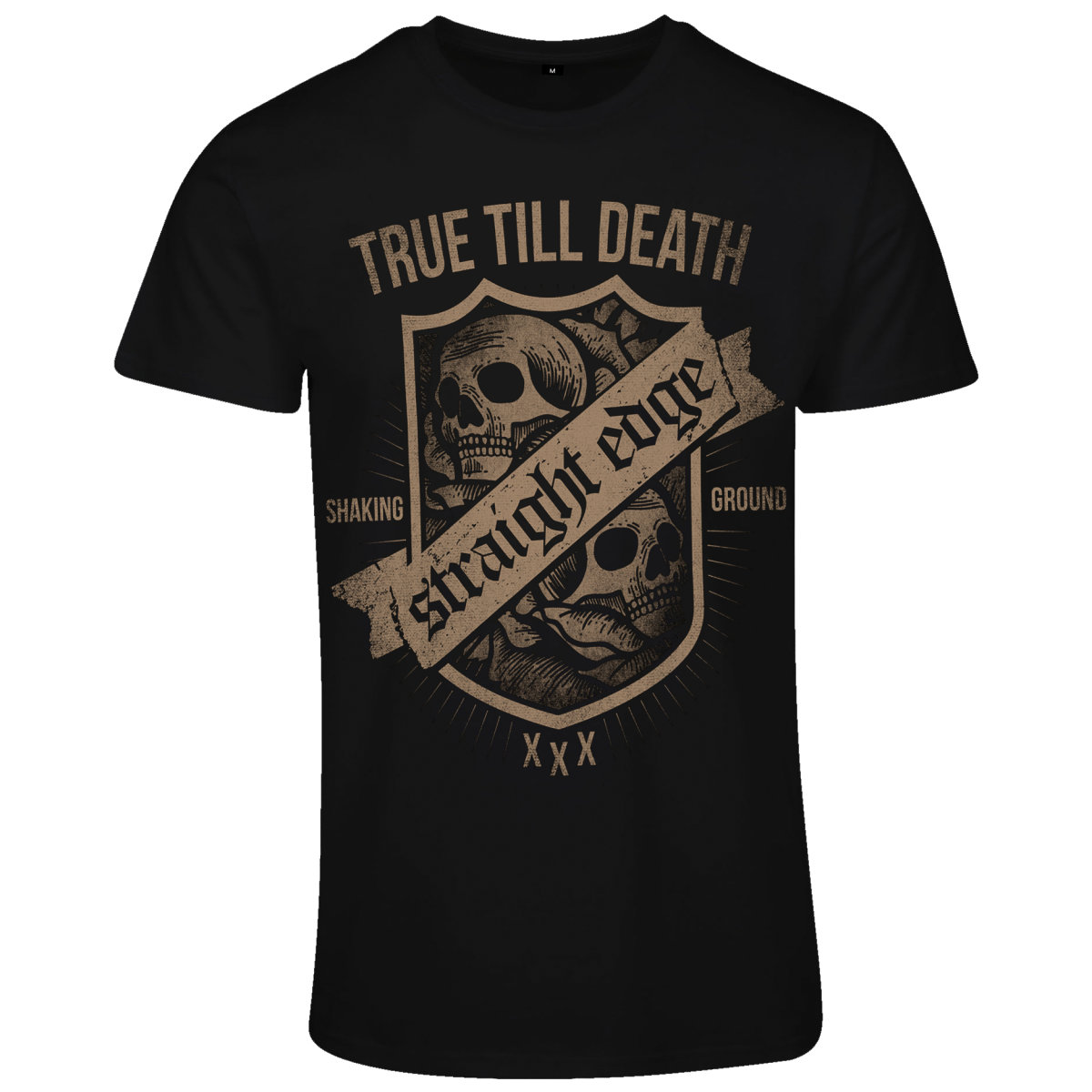 Shaking Ground X Wear Straight Edge True Till Death T-Shirt - Shaking